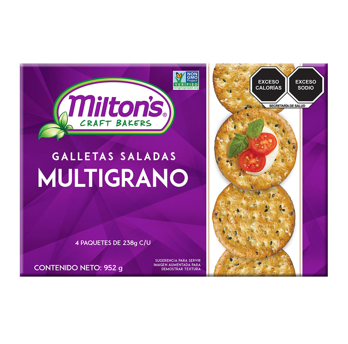 Galletas Saladas Miltons Con Paquetes De Gr Cada Uno Balu