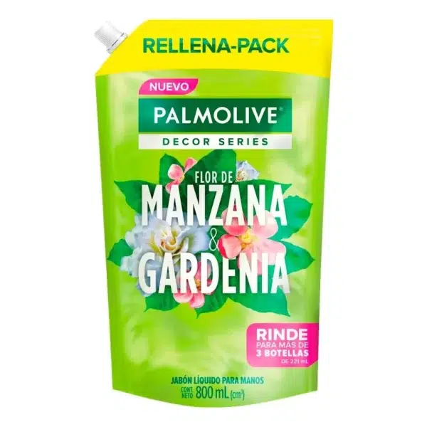 Jabon palmolive liquido manzana gardenia 800ml