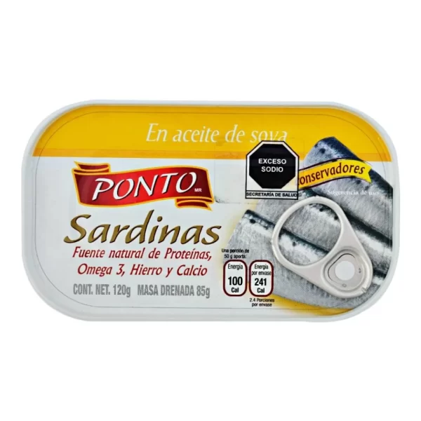Sardina en Soya Ponto 120gr